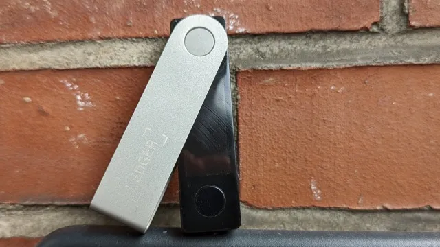 Ledger Nano X unfolded