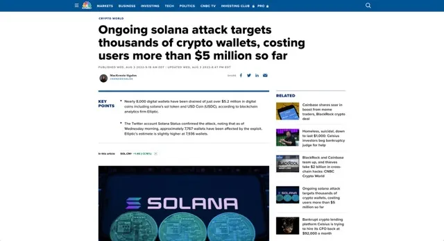 Solana Hack